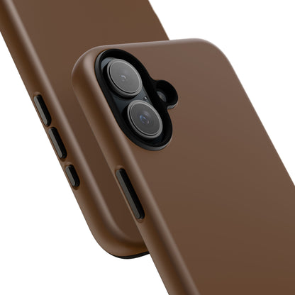 SOLID Chocolate Coco Tough Case for Apple