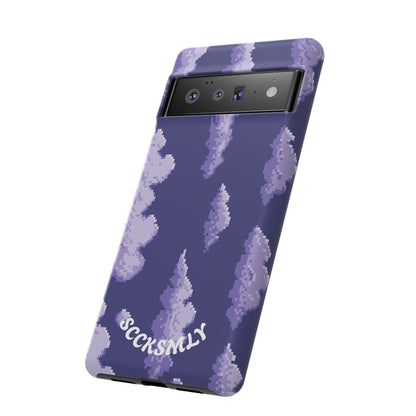 Lilac Pixel Cloud Tough Phone Case for Google Pixel