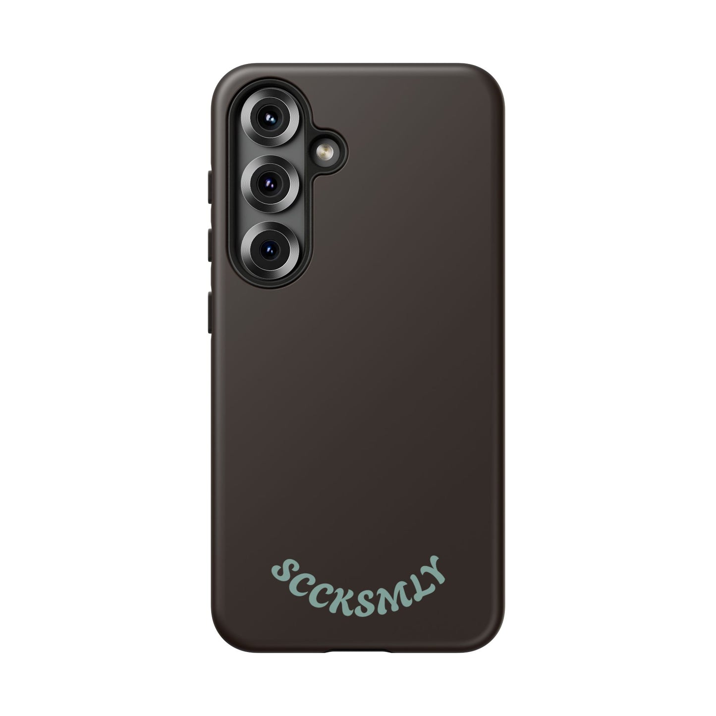 SOLID Espresso Mint Tough Phone Case for Samsung