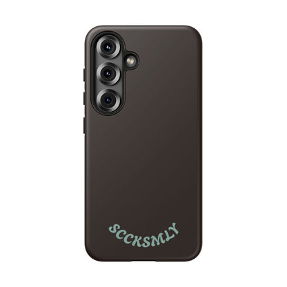 SOLID Espresso Mint Tough Phone Case for Samsung