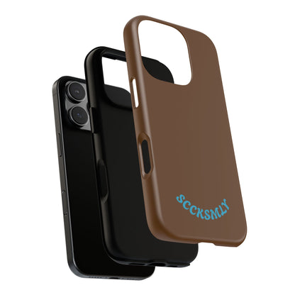 SOLID Chocolate Coco Tough Case for Apple