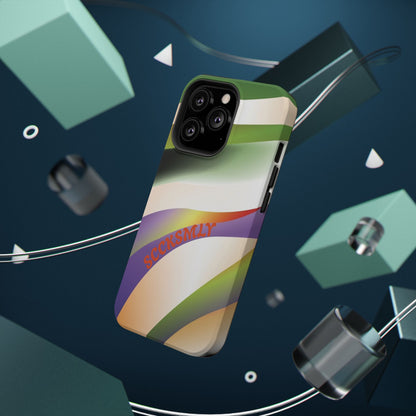 Green Waves Phone Case for Apple