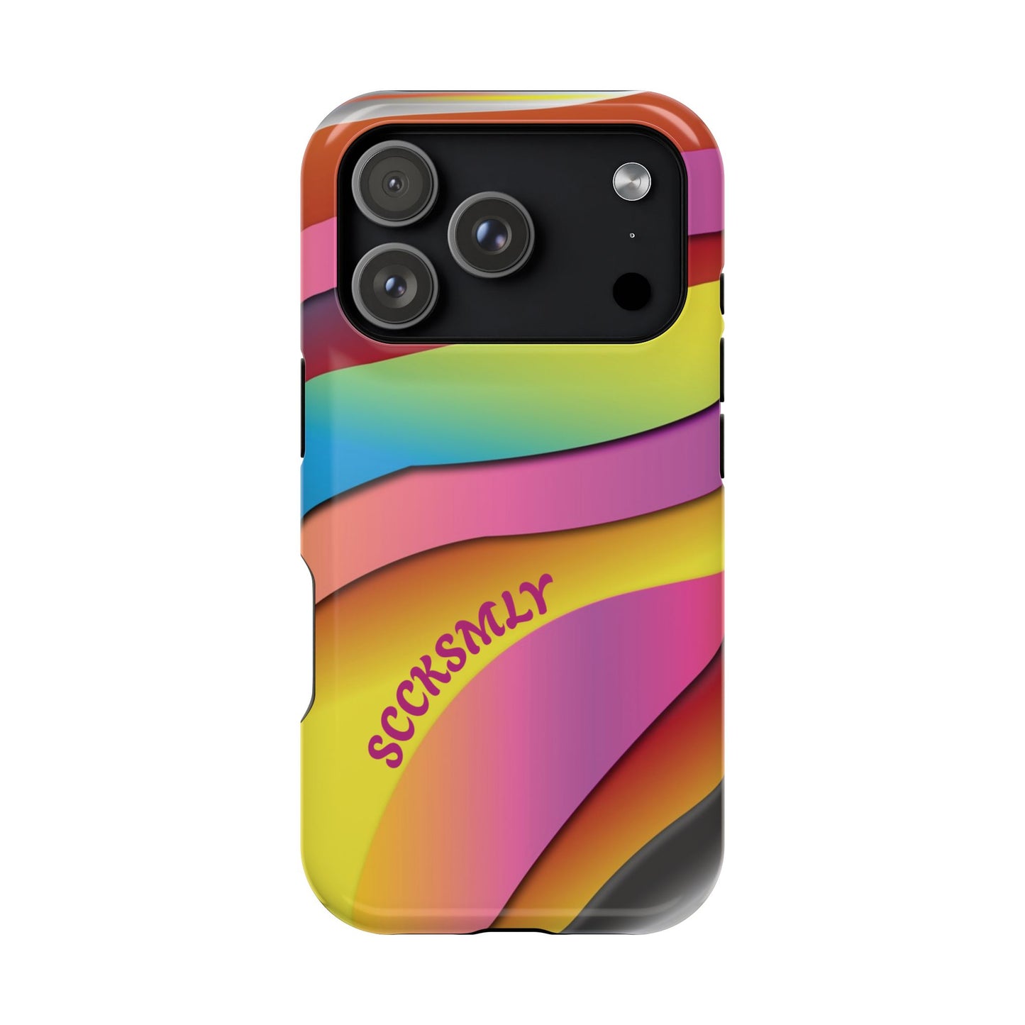 Modern Retro Rainbow Phone Case for Apple