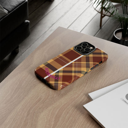 Autumn Plaid Phone Case for Apple
