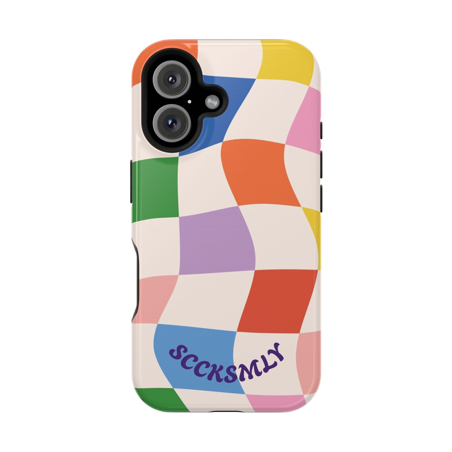 Checker Flicker Phone Case "IOS or Apple"