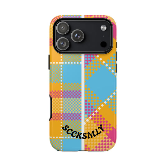 Pattern Punch Phone Case for Apple