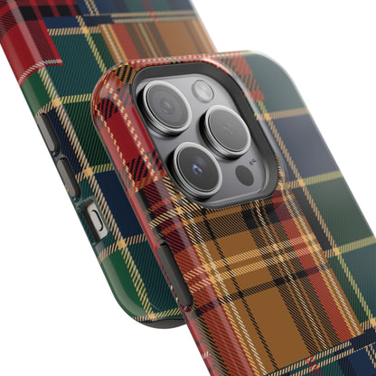 Heritage Hues Patchwork Tough Phone Case for Apple