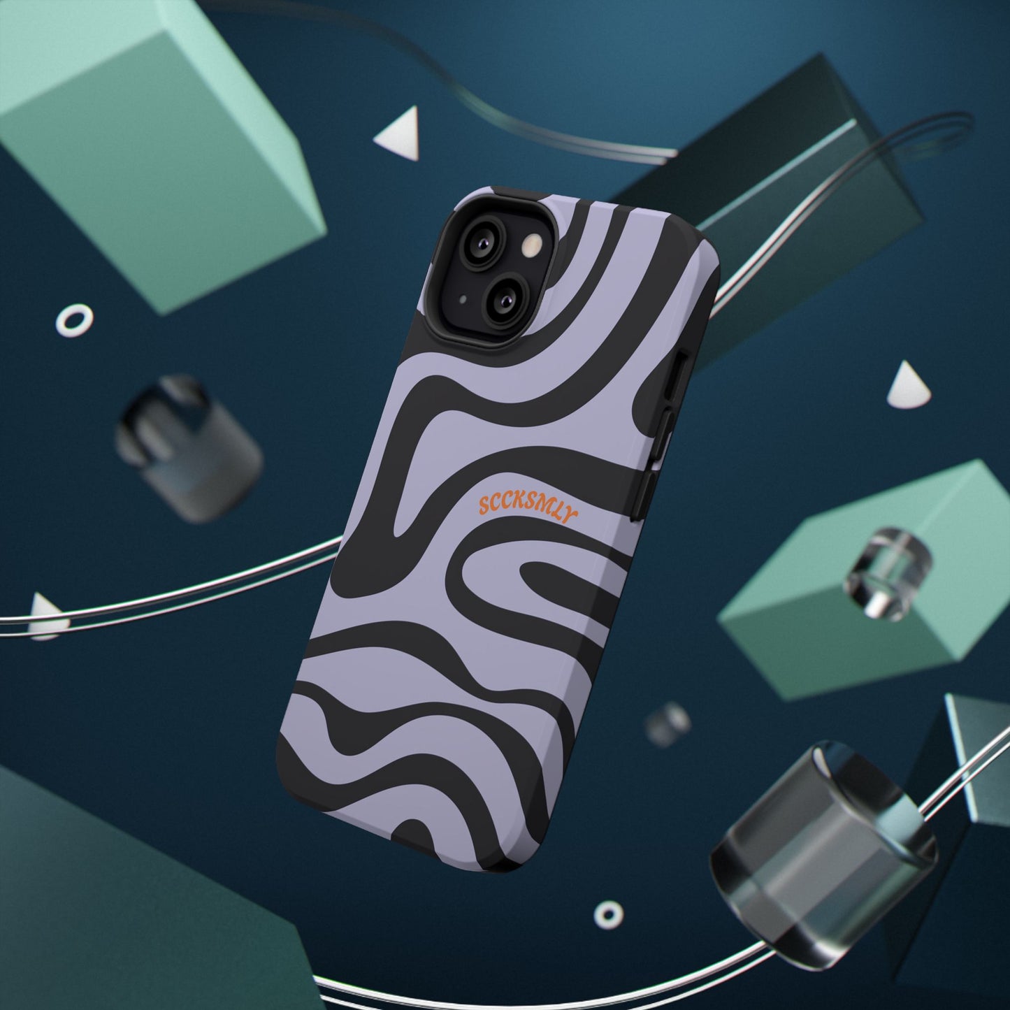 Purple Swirl Phone Case for Apple