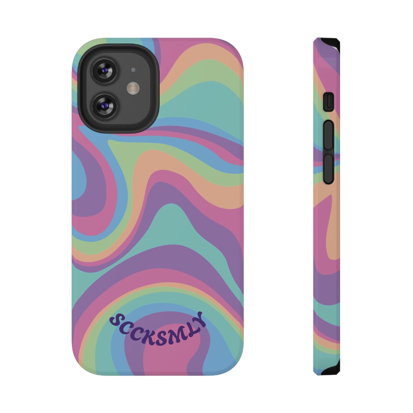 Pastel Swirl Phone Case for Apple