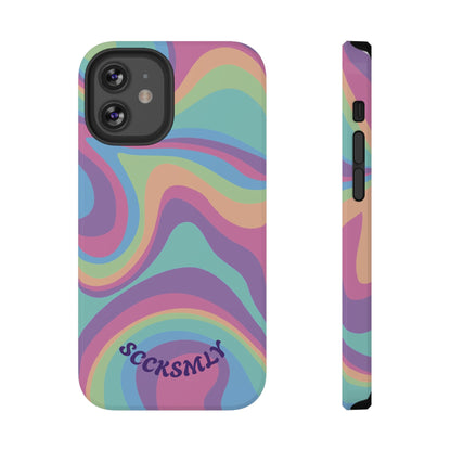Pastel Swirl Phone Case for Apple