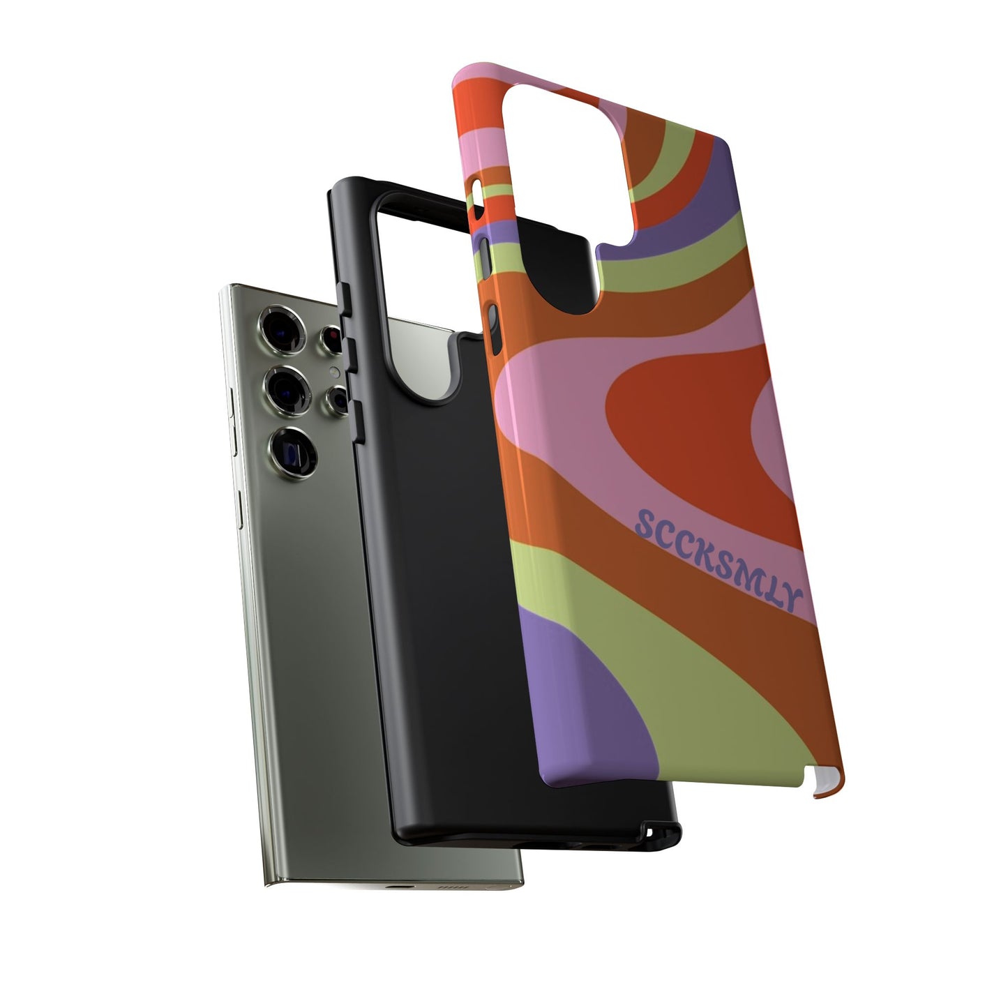 Curvy Swirl Phone Case for Samsung