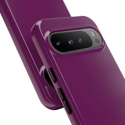 SOLID Amethyst Matte Tough Phone Case for Google Pixel