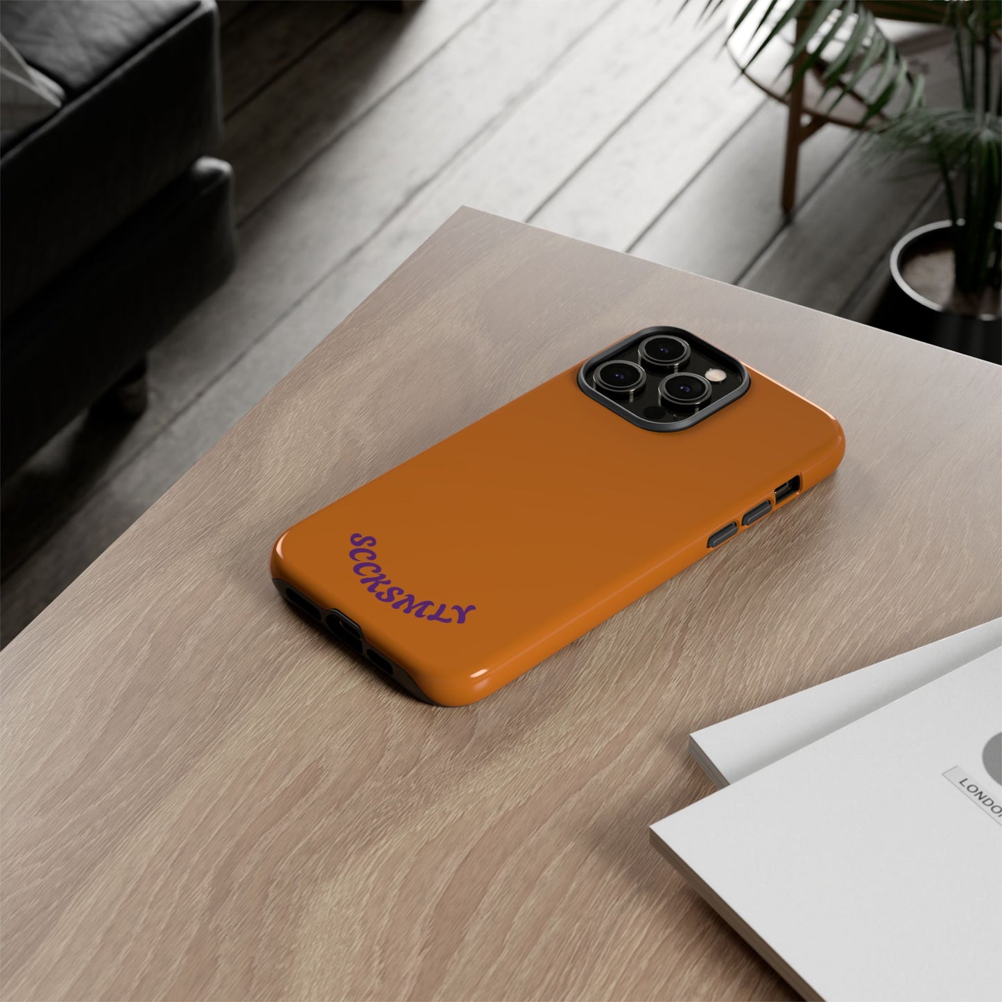 SOLID Burned Plum Tough Case for Apple