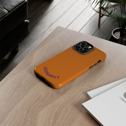 SOLID Burned Plum Tough Case for Apple