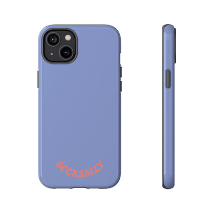Periwinkle Blue Tough Phone Case for Apple