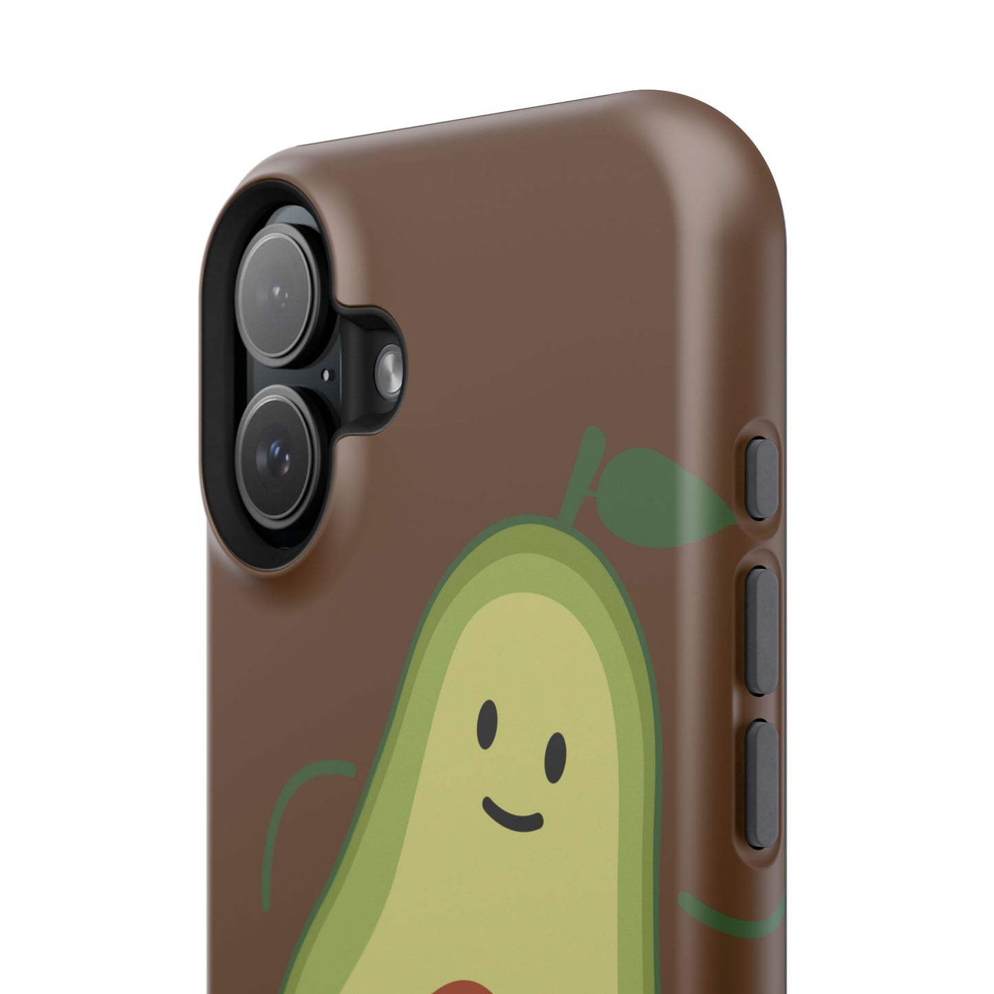 "IOS or Apple" Playful Vegan Avocado Phone Case - Tough, Durable Protection with a Fun Design
