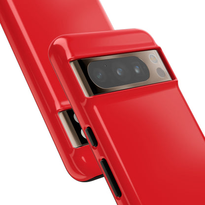 SOLID Screaming Red Tough Casee for Google Pixel