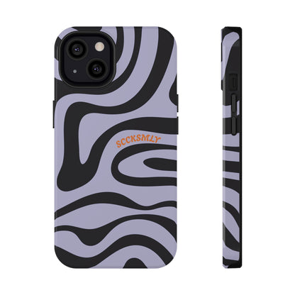 Purple Swirl Phone Case for Apple