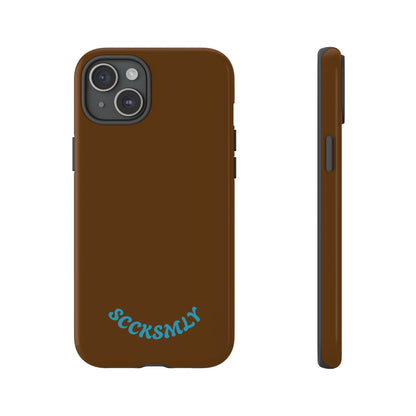 SOLID Chocolate Coco Tough Case for Apple