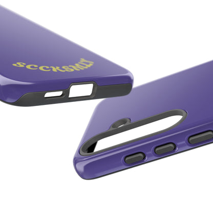 SOLID Dreamy Dusk Purple Tough Case for Samsung