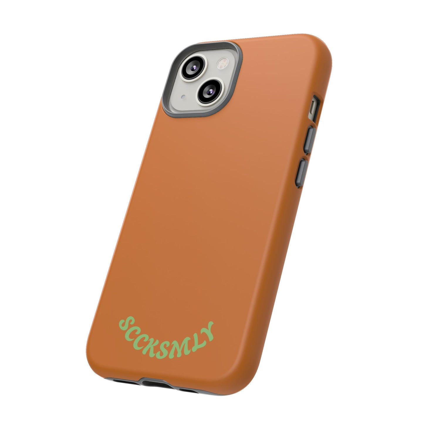 SOLID Terracotta Caoal Tough Case for Apple