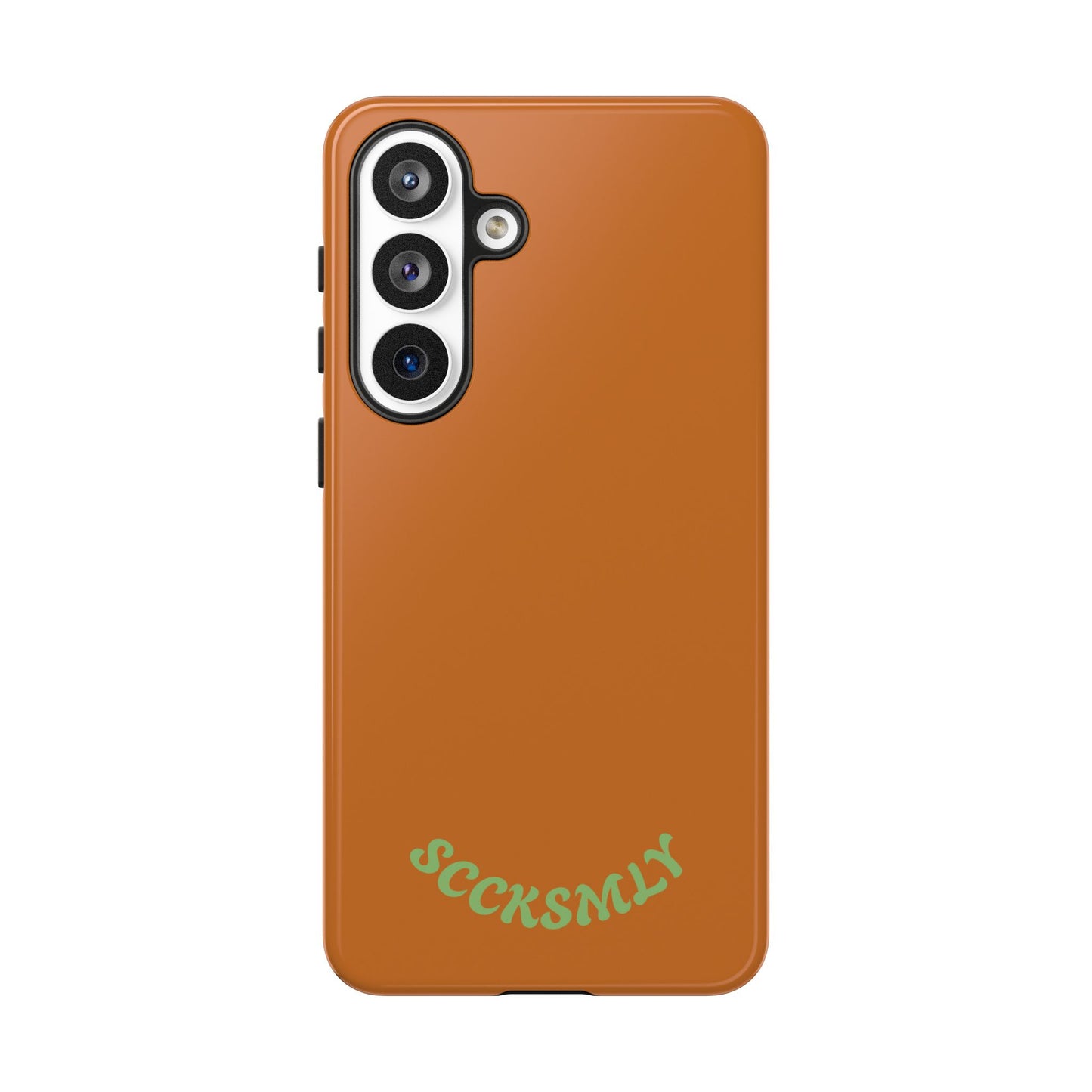 SOLID Terracotta Coal Tough Case for Samsung