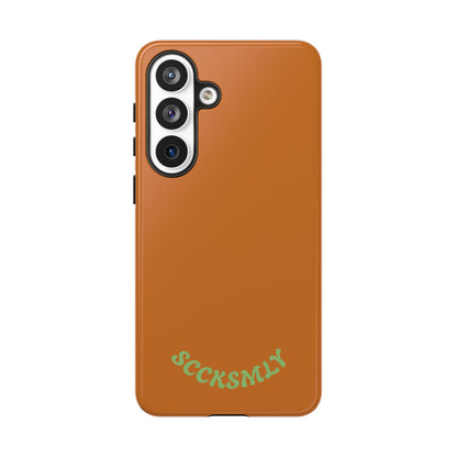 SOLID Terracotta Coal Tough Case for Samsung