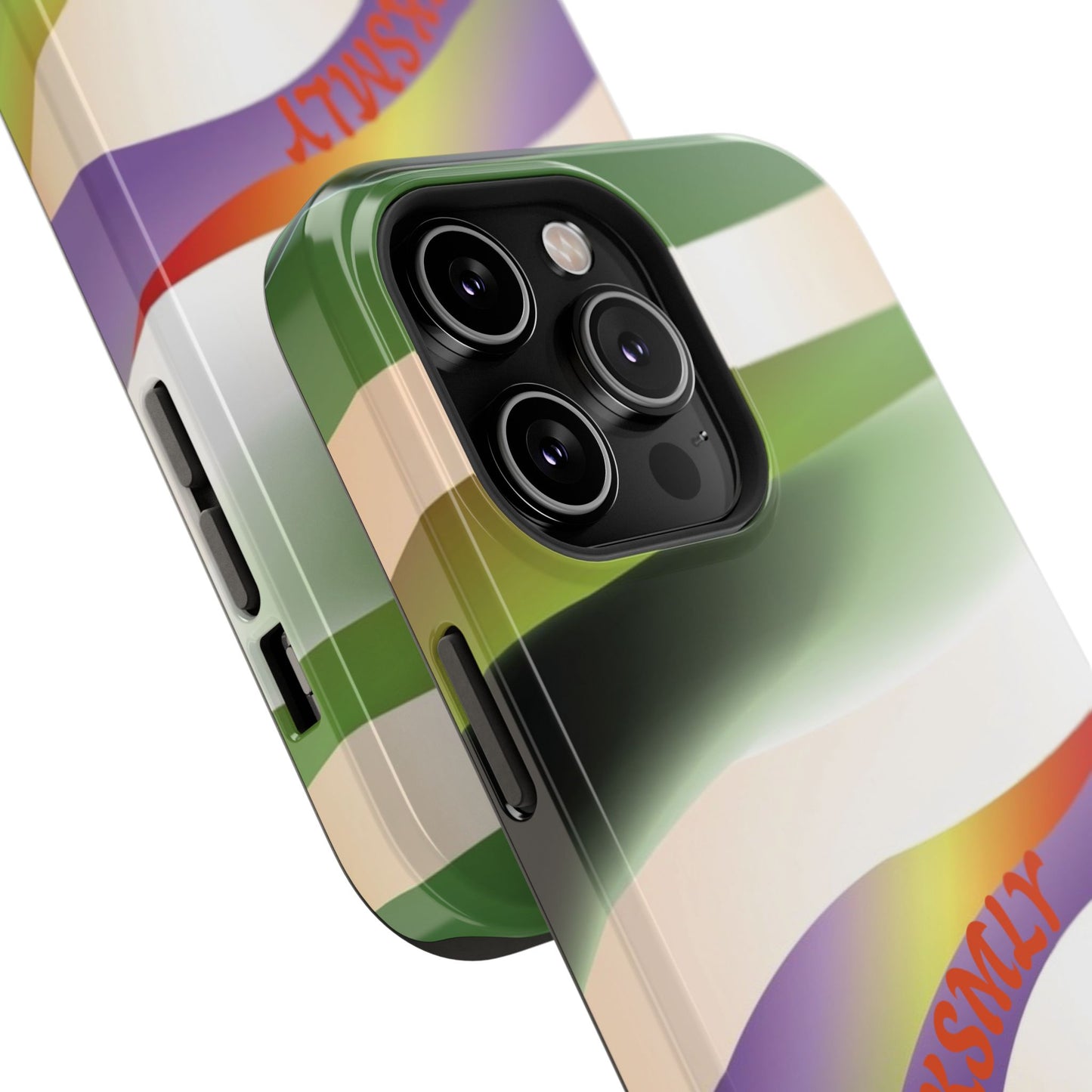 Green Waves Phone Case for Apple