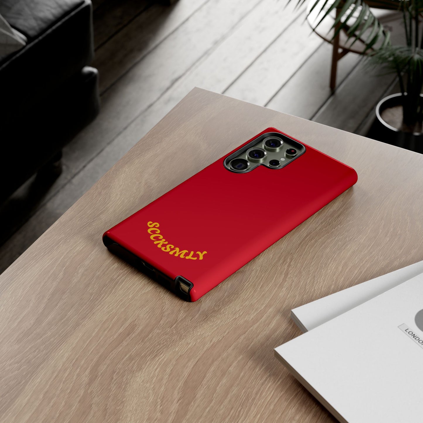 SOLID Calm Cherry Tough Case for Samsung