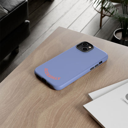 Periwinkle Blue Tough Phone Case for Apple