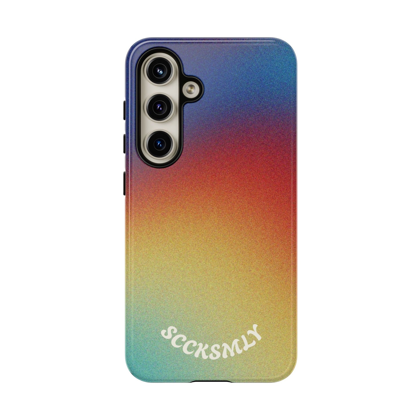 Faded Sunset Aura Tough Phone Case for Samsung