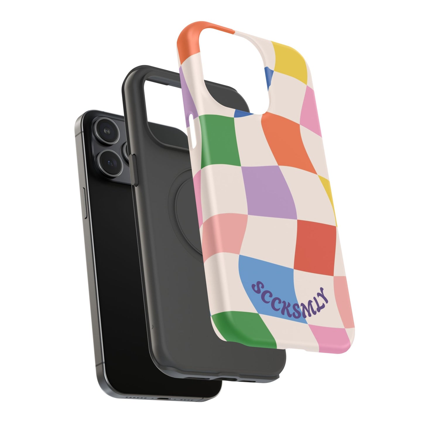 Checker Flicker Phone Case "IOS or Apple"