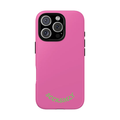 SOLID Sweet Static Pink Tough Case for Apple