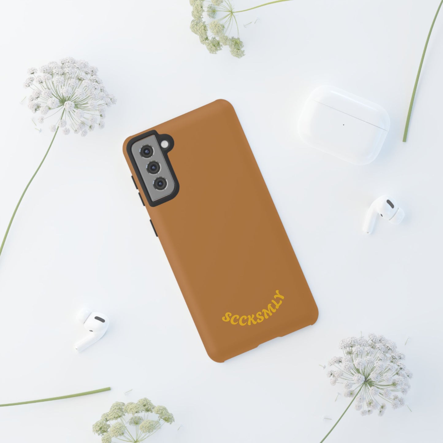 SOLID Spice Caramel Tough Case for Samsung