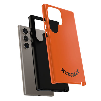 SOLID Tangerine Tough Case for Samsung