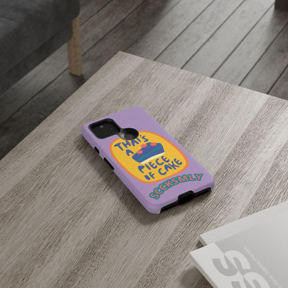 Light Purple "THAT'S A PIECE OF CAKE" Tough Phone Case for Google Pixel