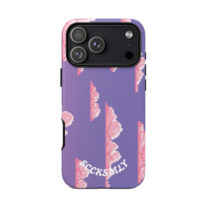 Purple Cotton Candy Sky Tough Phone Case for Apple