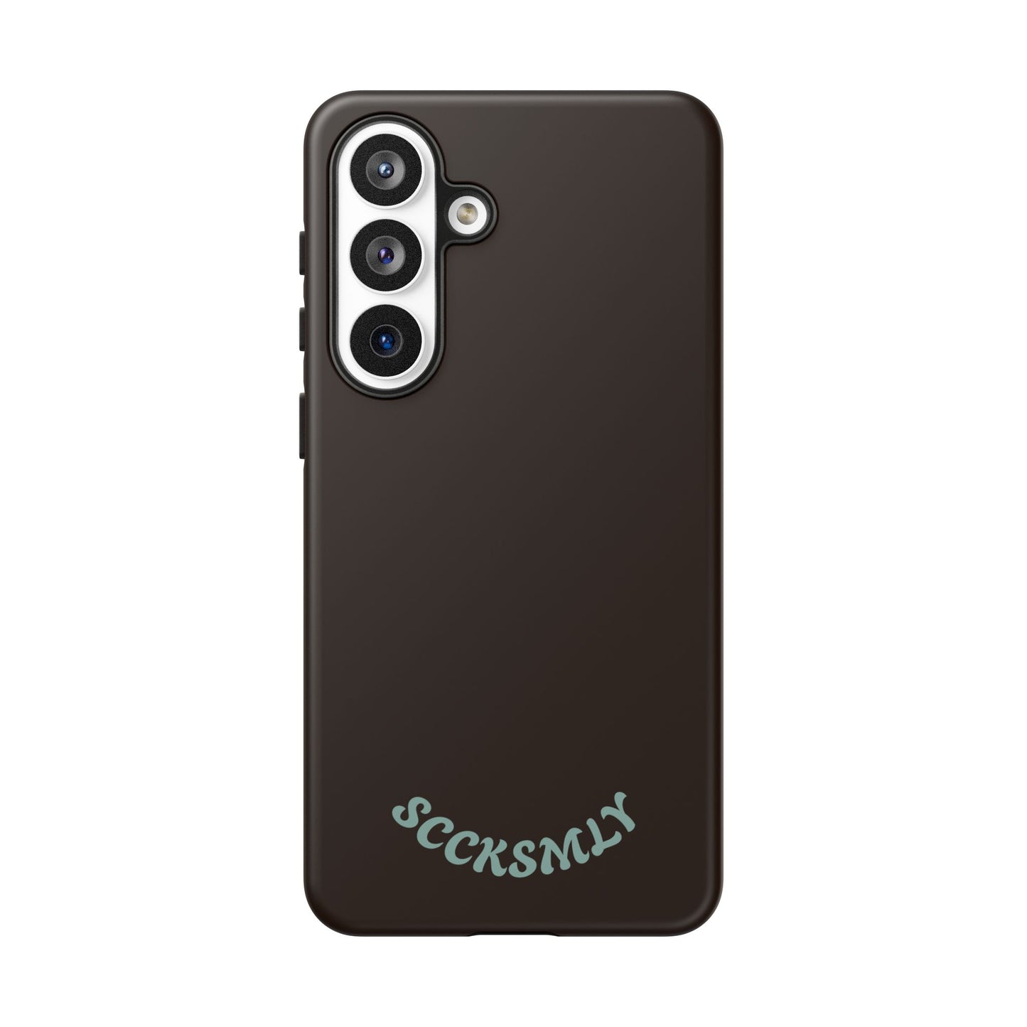 SOLID Espresso Mint Tough Phone Case for Samsung