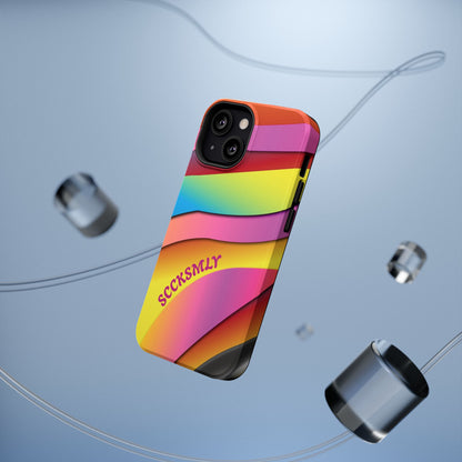 Modern Retro Rainbow Phone Case for Apple