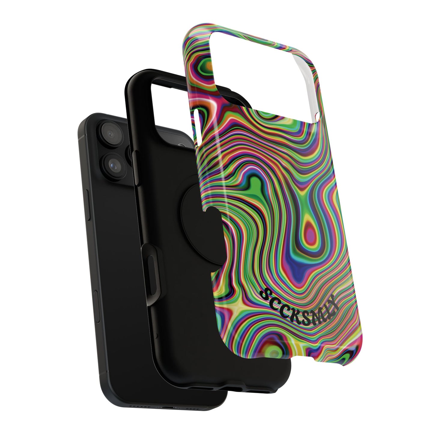 Acid Swirl Phone Case for Apple
