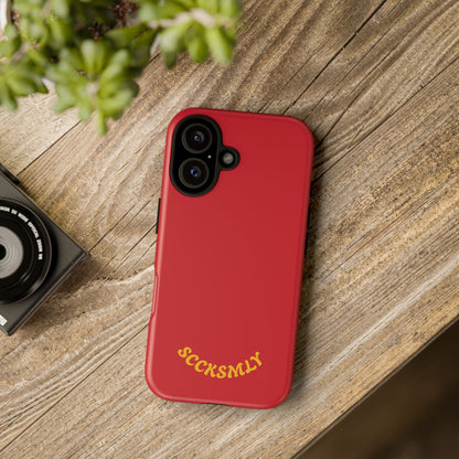 SOLID Calm Cherry Tough Case for Apple