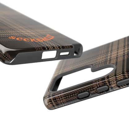 Brown Bread Plaid Tough Phone Case Samsung