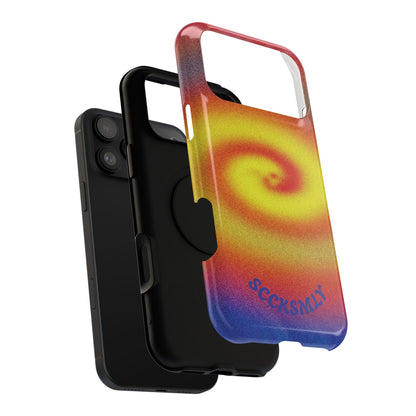 Toxic Spiral Tough Phone Case for Apple