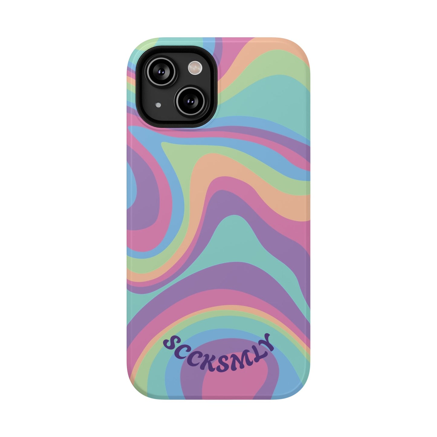 Pastel Swirl Phone Case for Apple