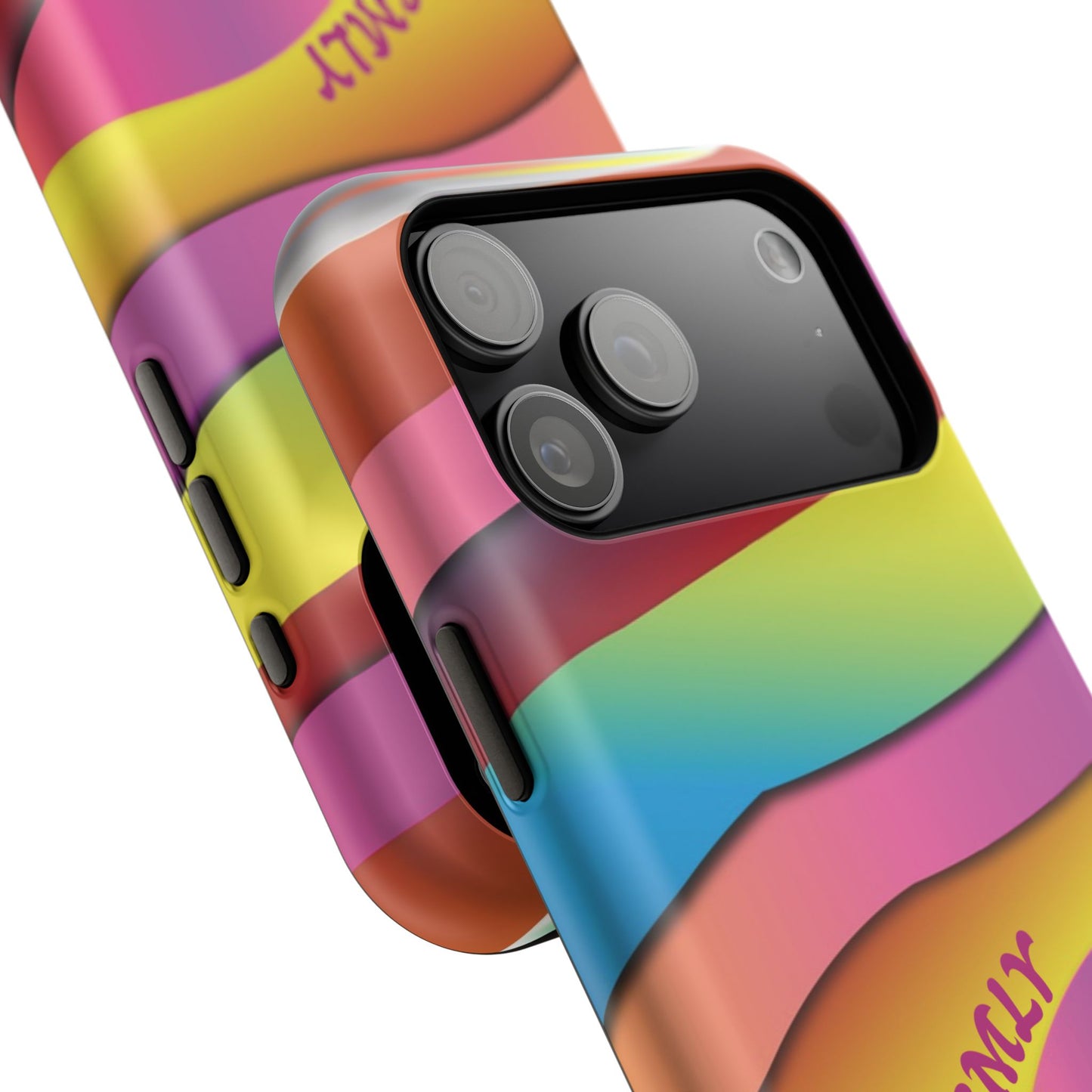Modern Retro Rainbow Phone Case for Apple