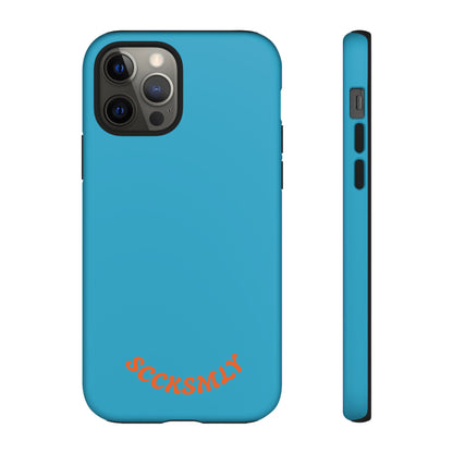 SOLID Blue Spook Tough Case for Apple