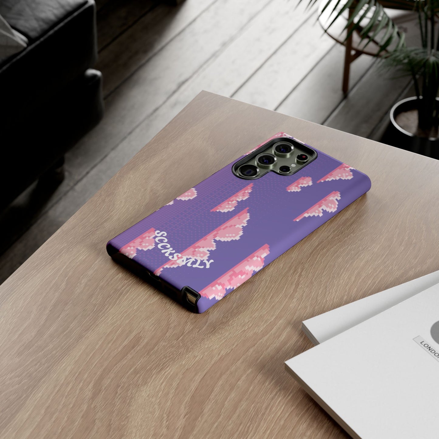 Purple Cotton Candy Sky Tough Phone Case for Samsung