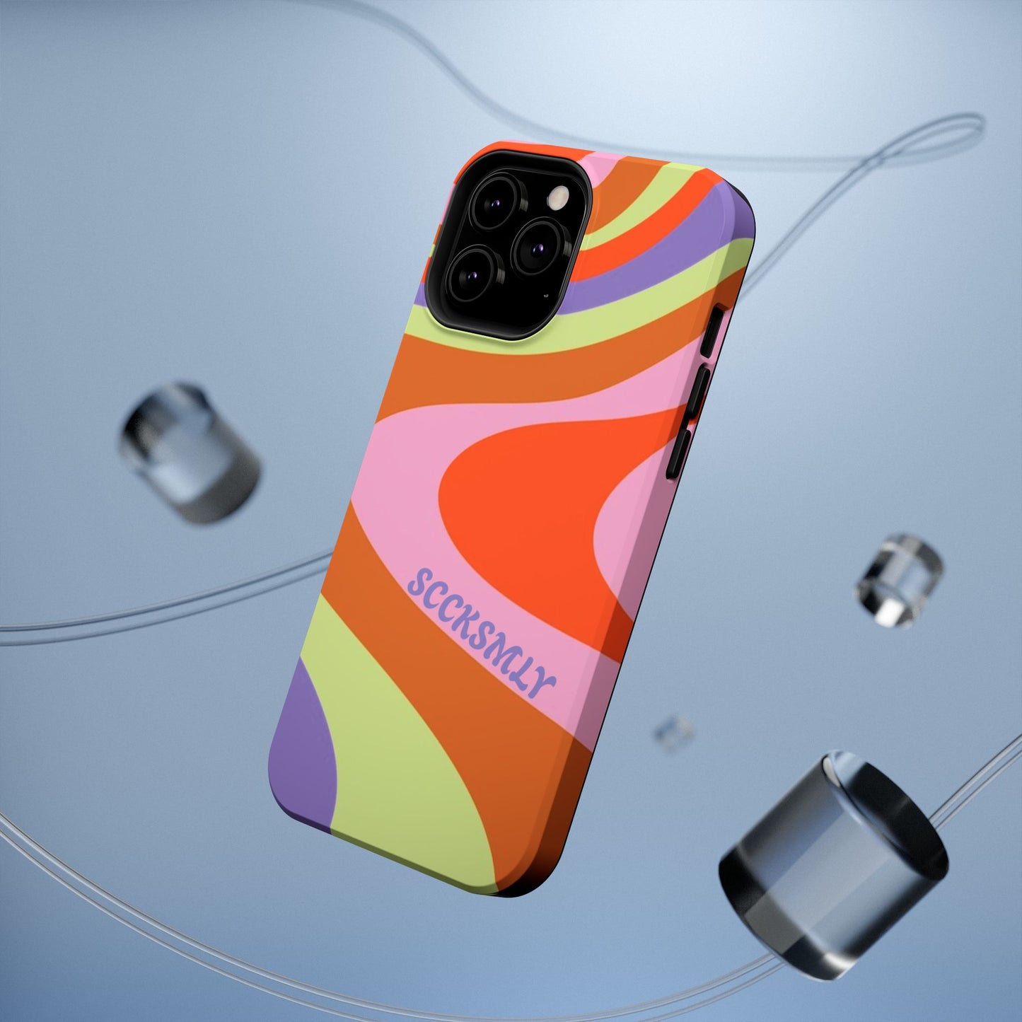 Curvy Swirl Phone Case for Apple