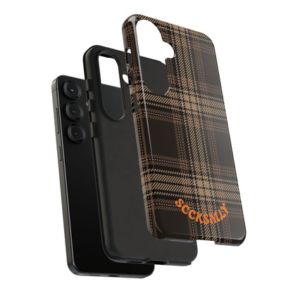 Brown Bread Plaid Tough Phone Case Samsung