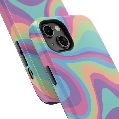 Pastel Swirl Phone Case for Apple